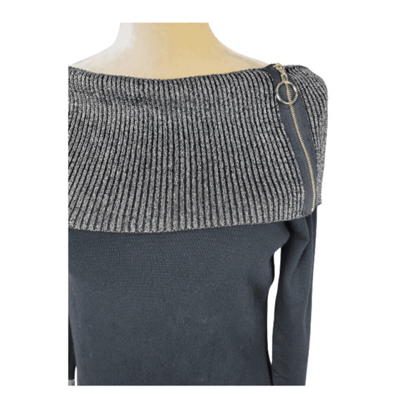 No Boundaries women's black and silver sweater dress size L (11-13) - Picture 3 of 3